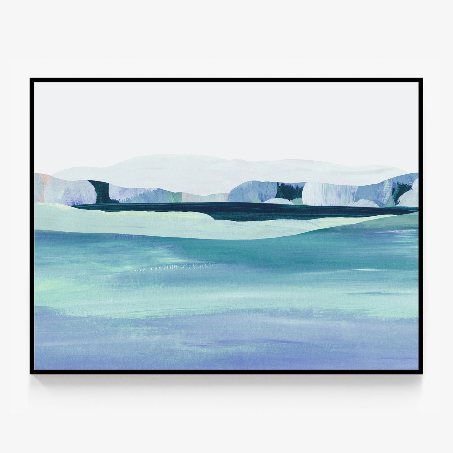 Aqua Landscape No. 2 Canvas