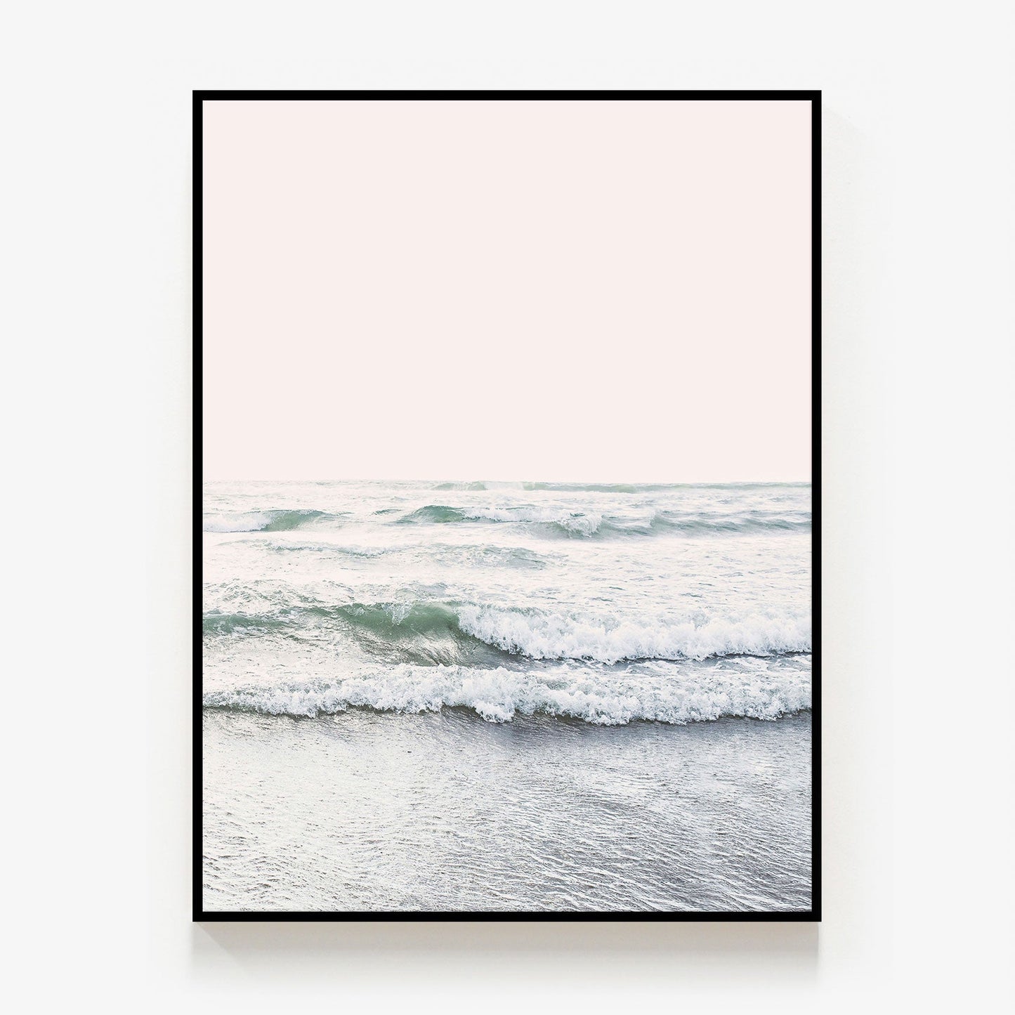 Blush Ocean Canvas