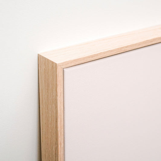 Blush Ocean Canvas corner detail