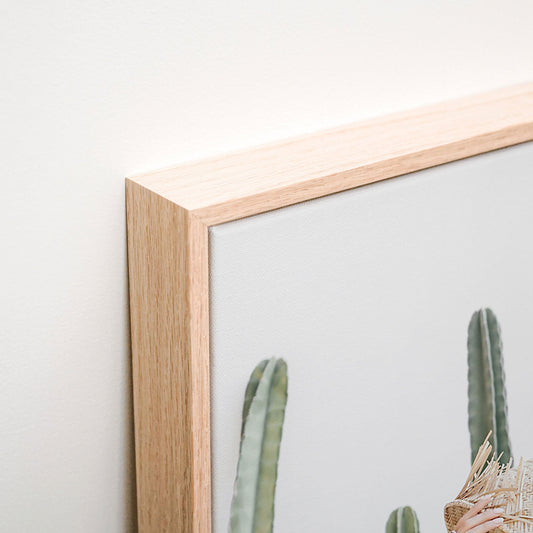 Cacti Shade Canvas corner detail