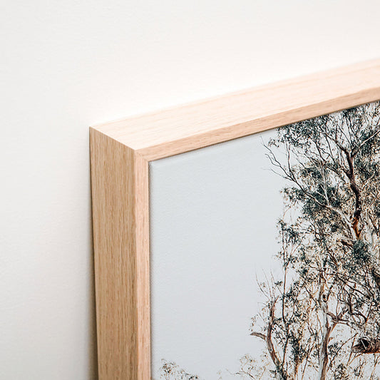 Creekside Gum Trees Canvas corner detail
