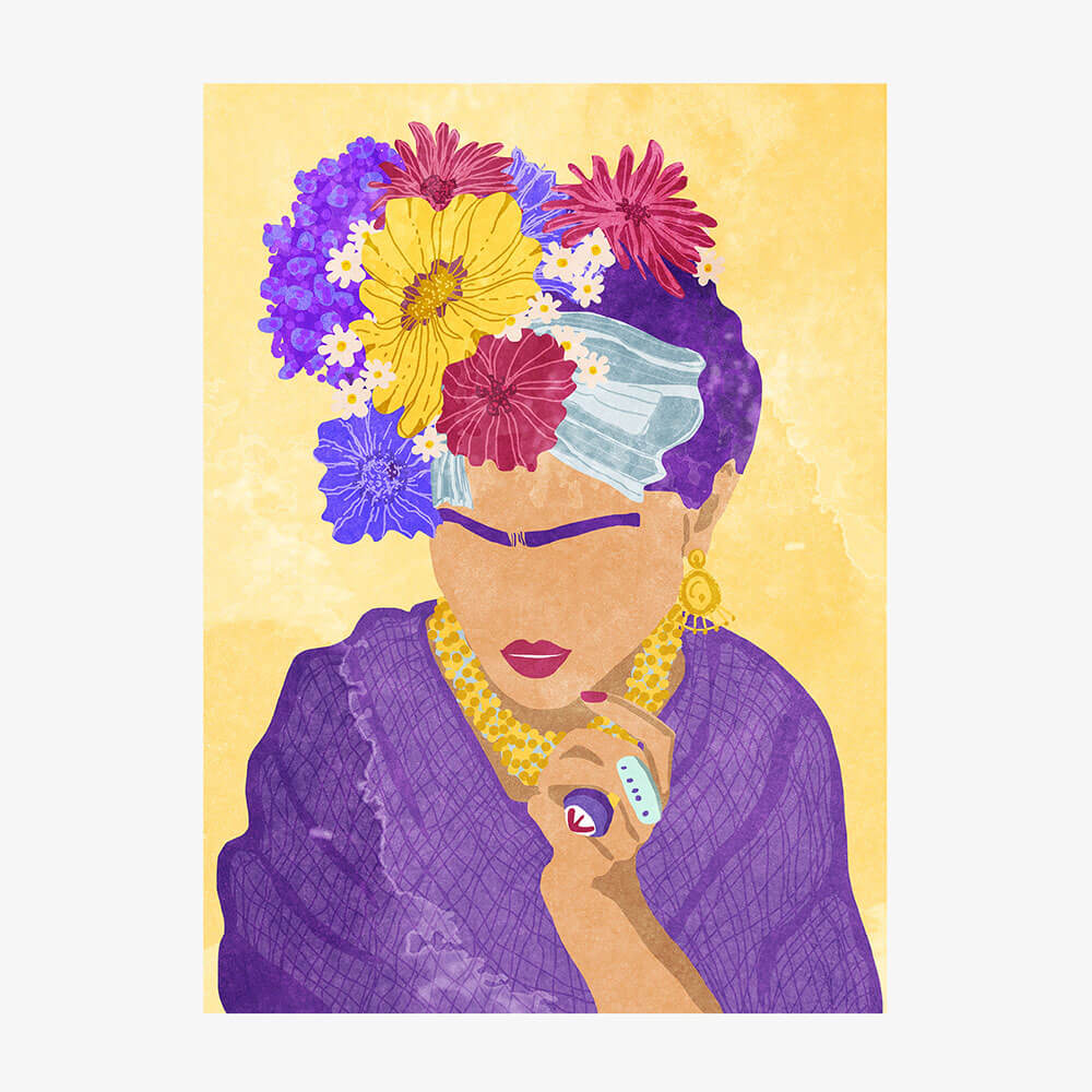 Frida and Flowers