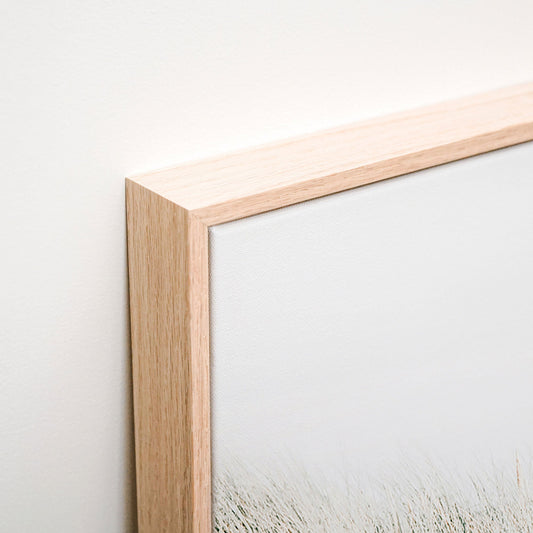 Grassy Dunes Canvas wall art corner detail