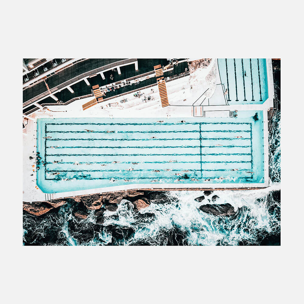 Icebergs Aerial