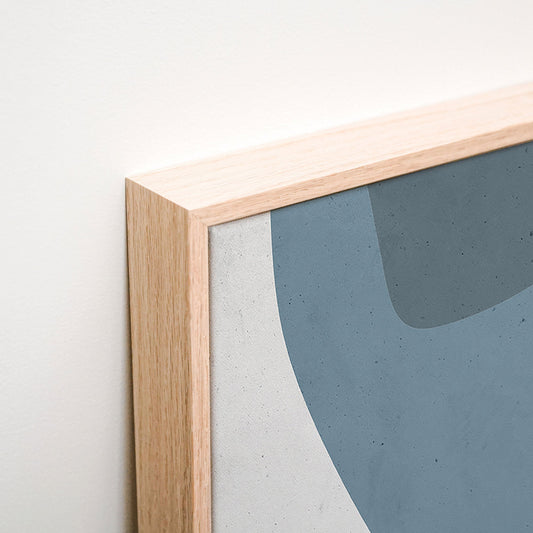 Narvi No. 2 Canvas wall art corner detail