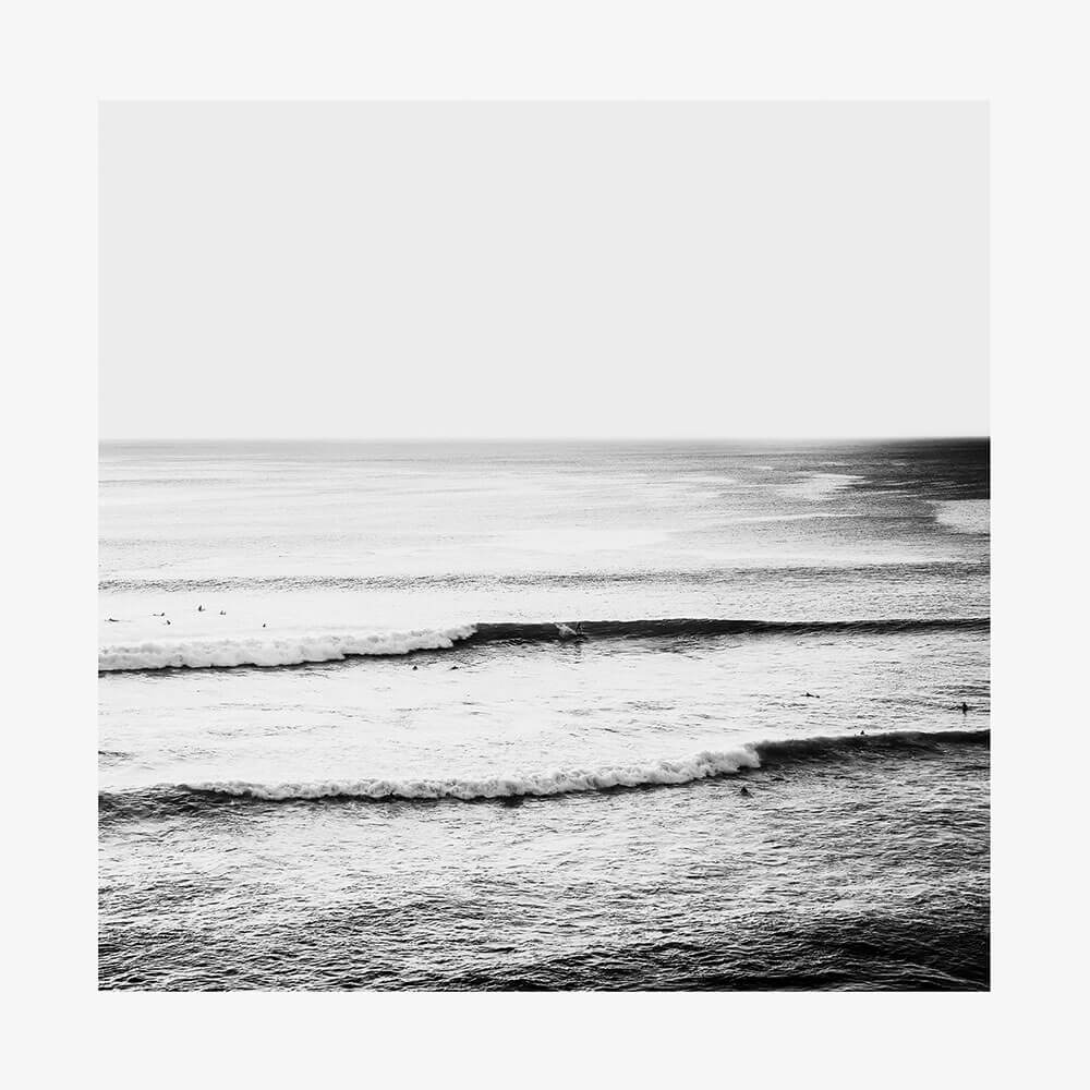 Oceanside Sunset B&W