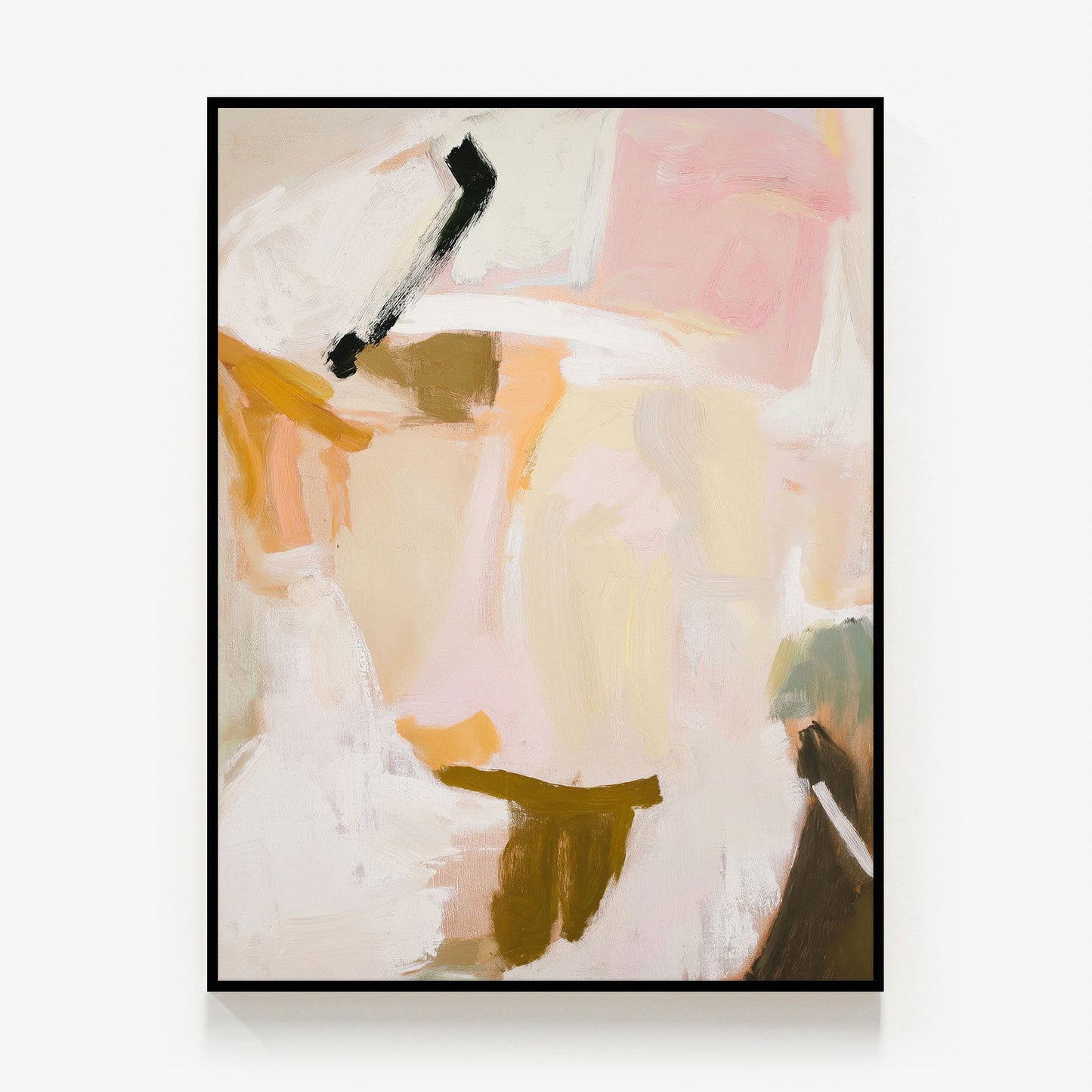 Ochre Drift Canvas