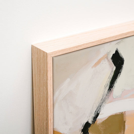 Ochre Drift Canvas corner detail