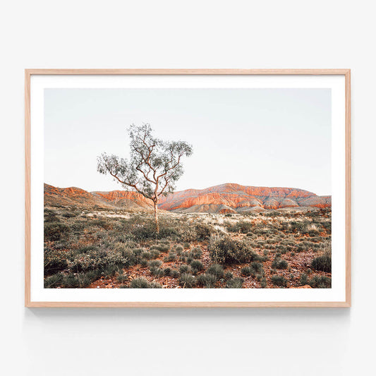 Ormiston Pound wall art print in oak frame