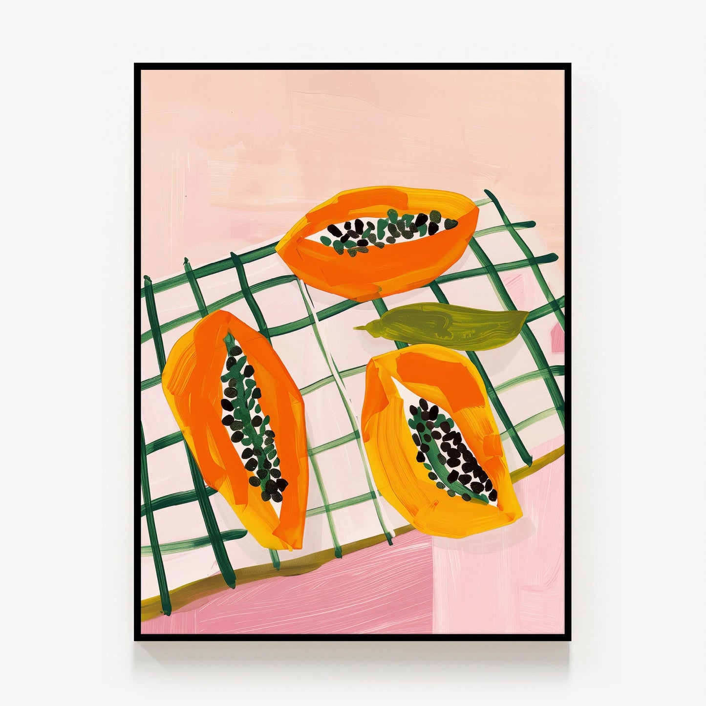 Papaya Picnic Canvas