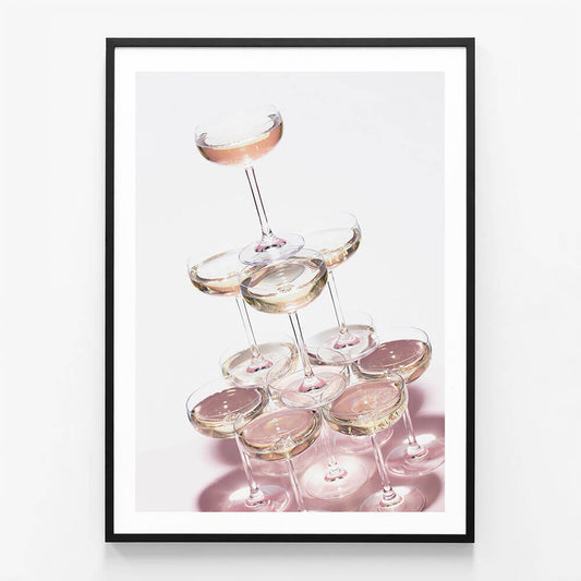 Pink Champagne Tower
