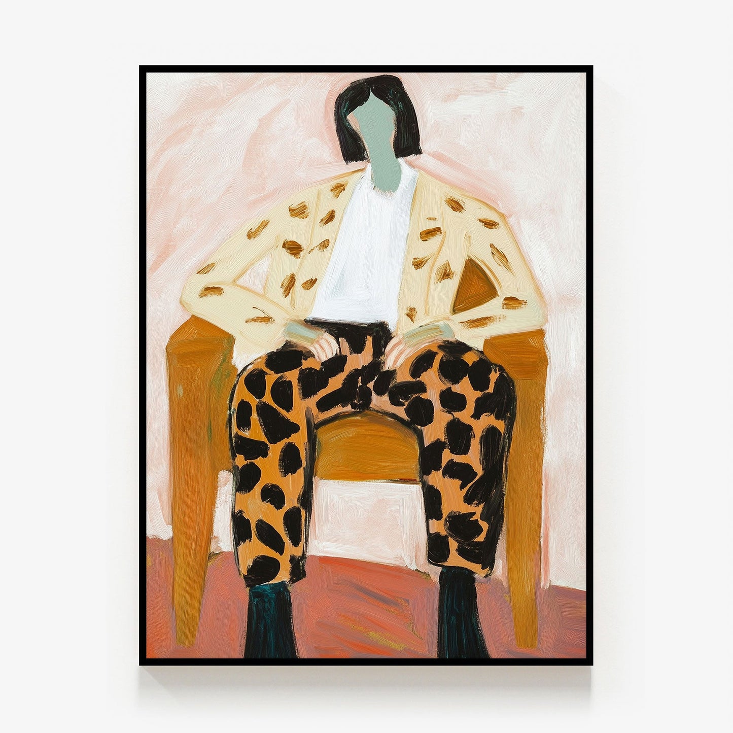Seated in Style Canvas
