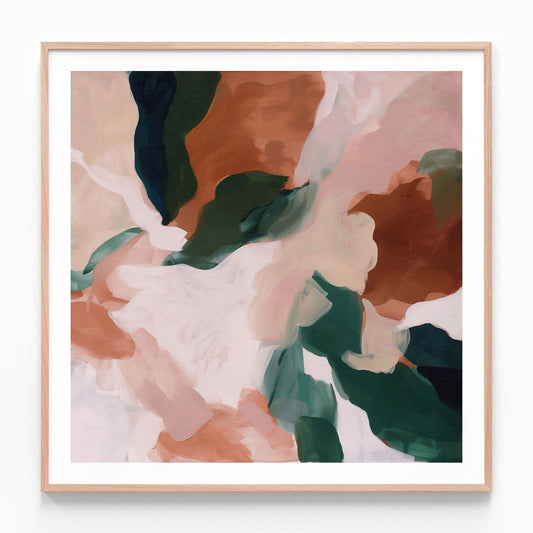 Sienna Forest 2 oak framed print