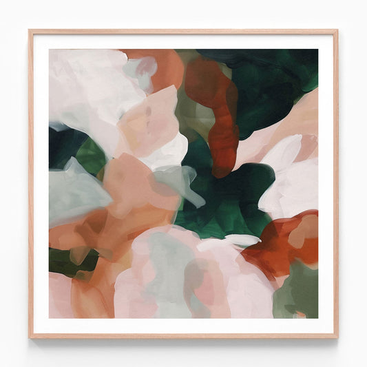 Sienna Forest oak framed print