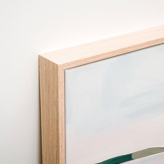 Soft Shorline Canvas corner detail