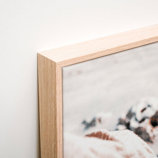 Solace Canvas wall art corner detail