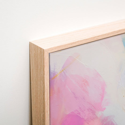 Spring Drift Canvas corner detail