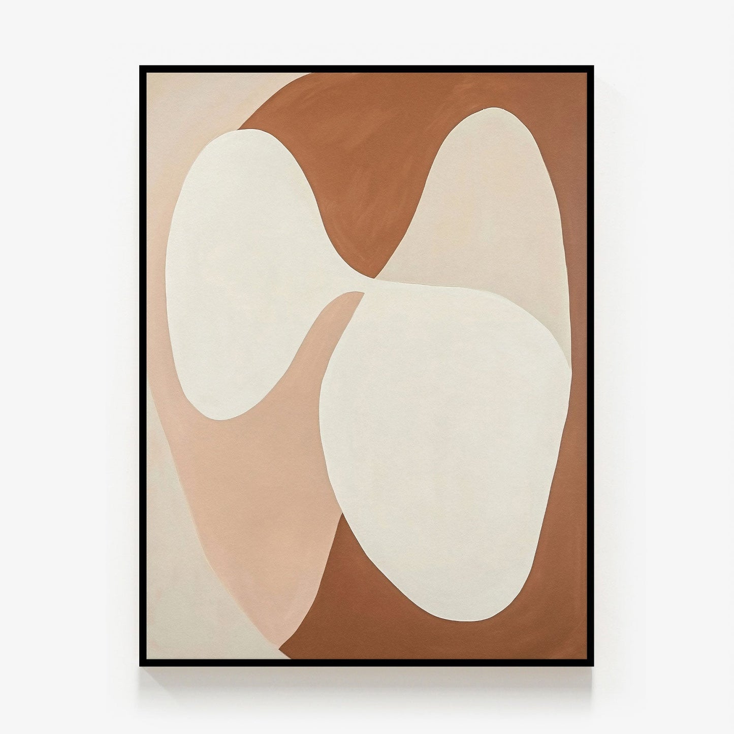Tawny Shapes Canvas