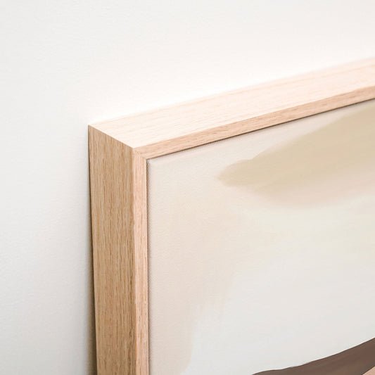 Terracotta Horizon Canvas corner detail
