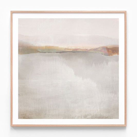 A framed print of an abstract artwork called ‘The New Day'.