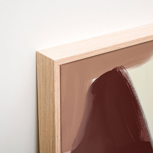 Warm Silence Canvas corner detail