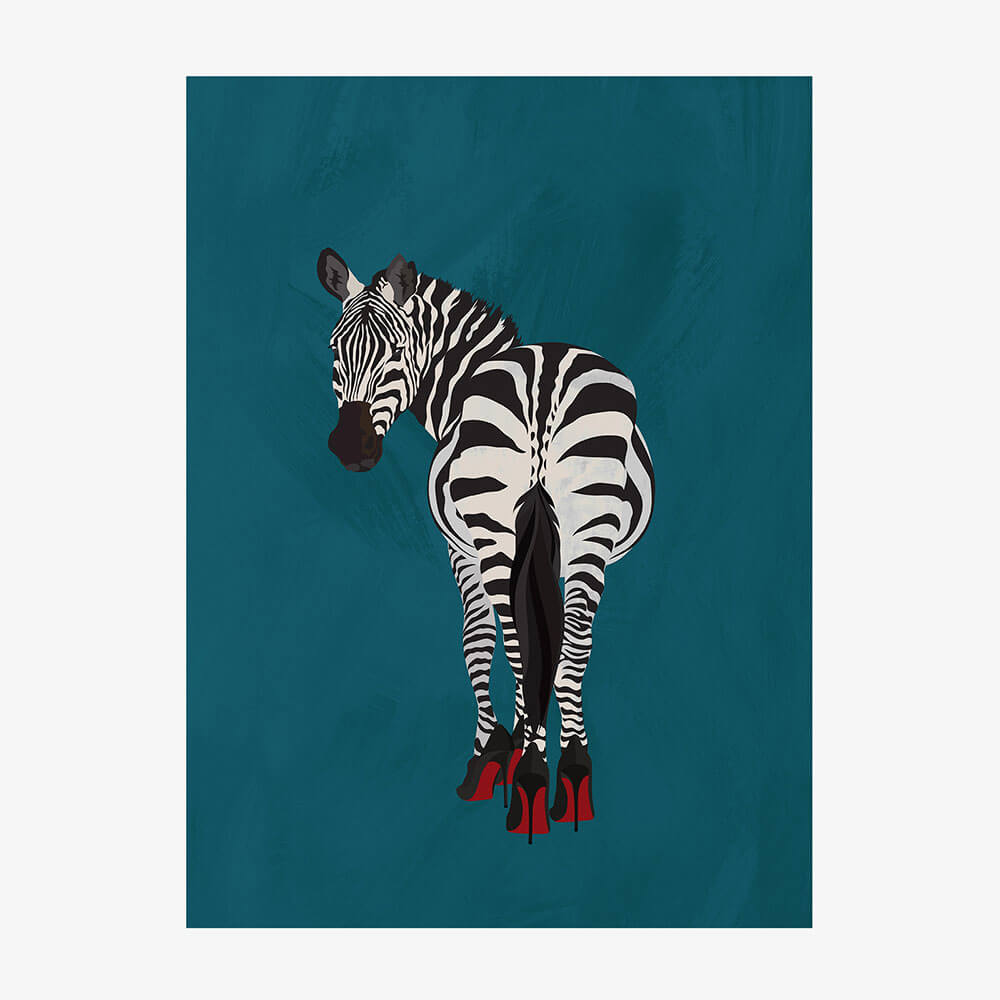 Zebra Heels
