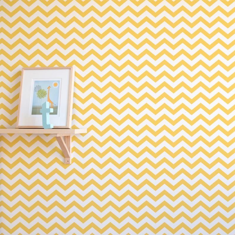 Chevron Wallpaper for Nursery