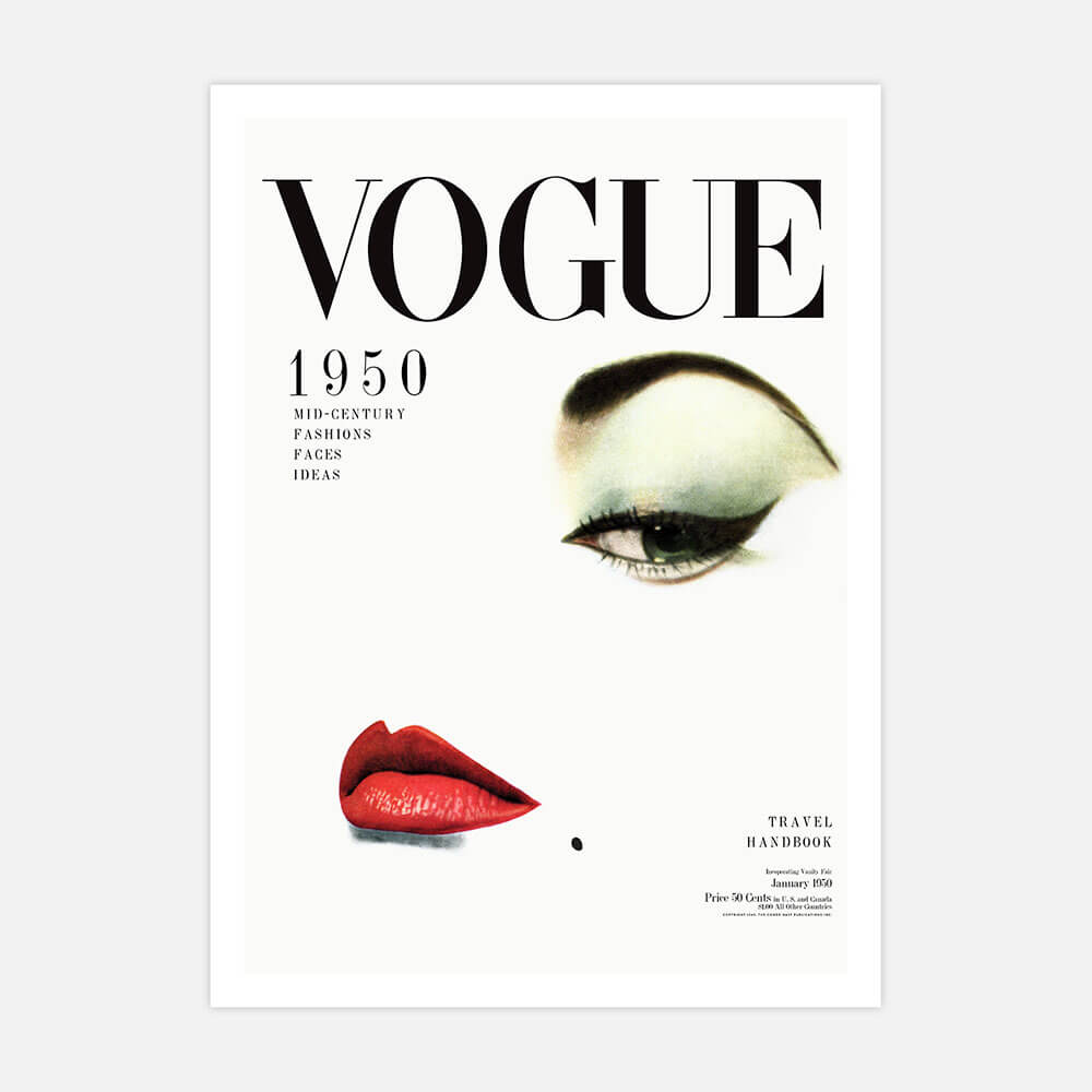1950's Vogue Cover | Wall Art Poster or Framed Print | 41 Orchard
