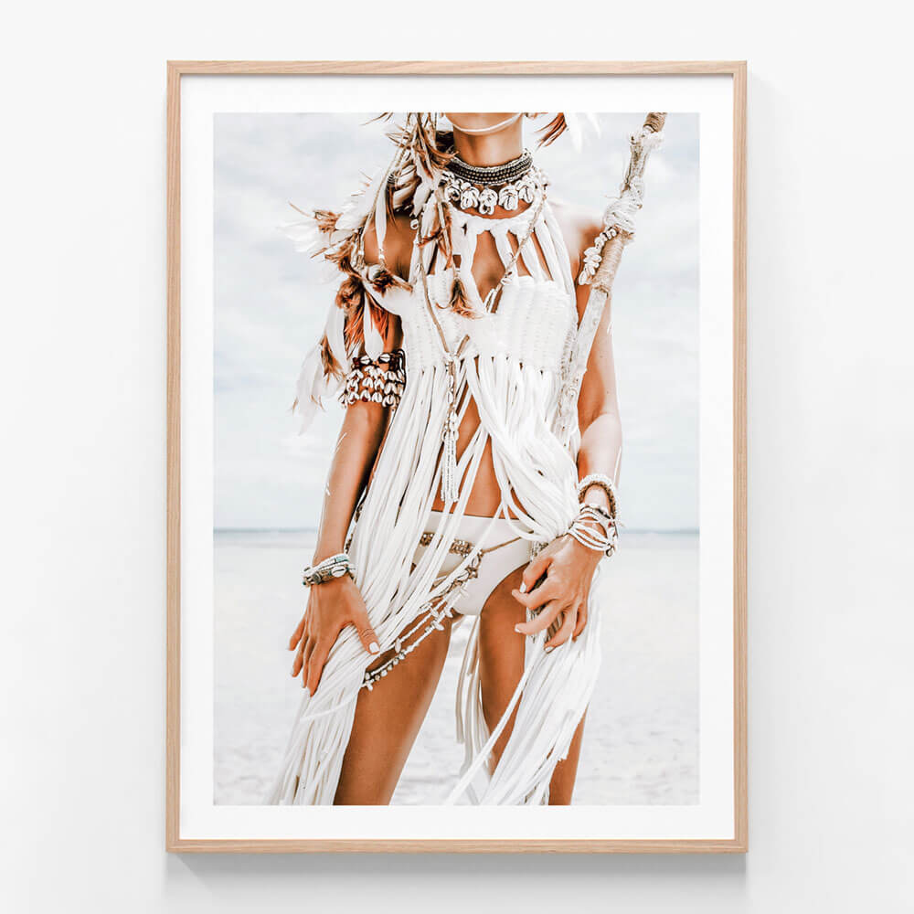 Poster/Canvas Framed/Oak Framed Fashion Print