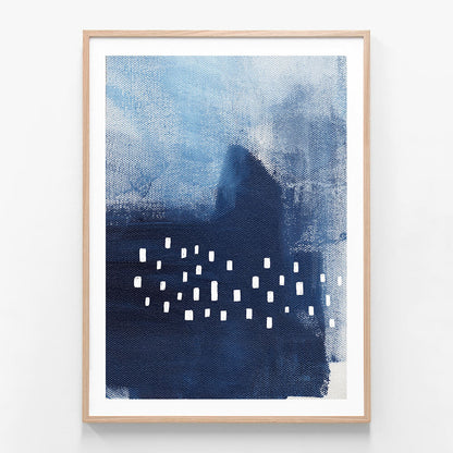 A framed print of an abstract artwork called ‘Above'.