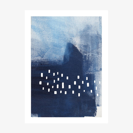 A poster print of an abstract artwork called ‘Above'.