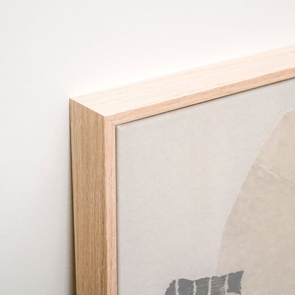 Abstract Composition No. 2 Canvas corner detail