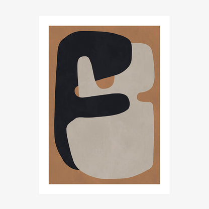 A poster print of an abstract artwork called ‘Abstract Embrace'.