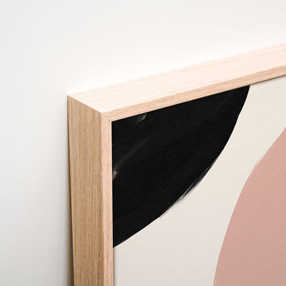 Abstract Form No. 4 Canvas wall art corner detail