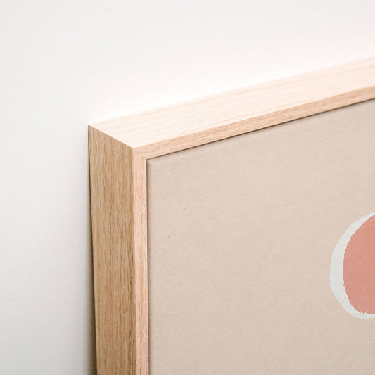 Abstract Mountains Canvas corner detail