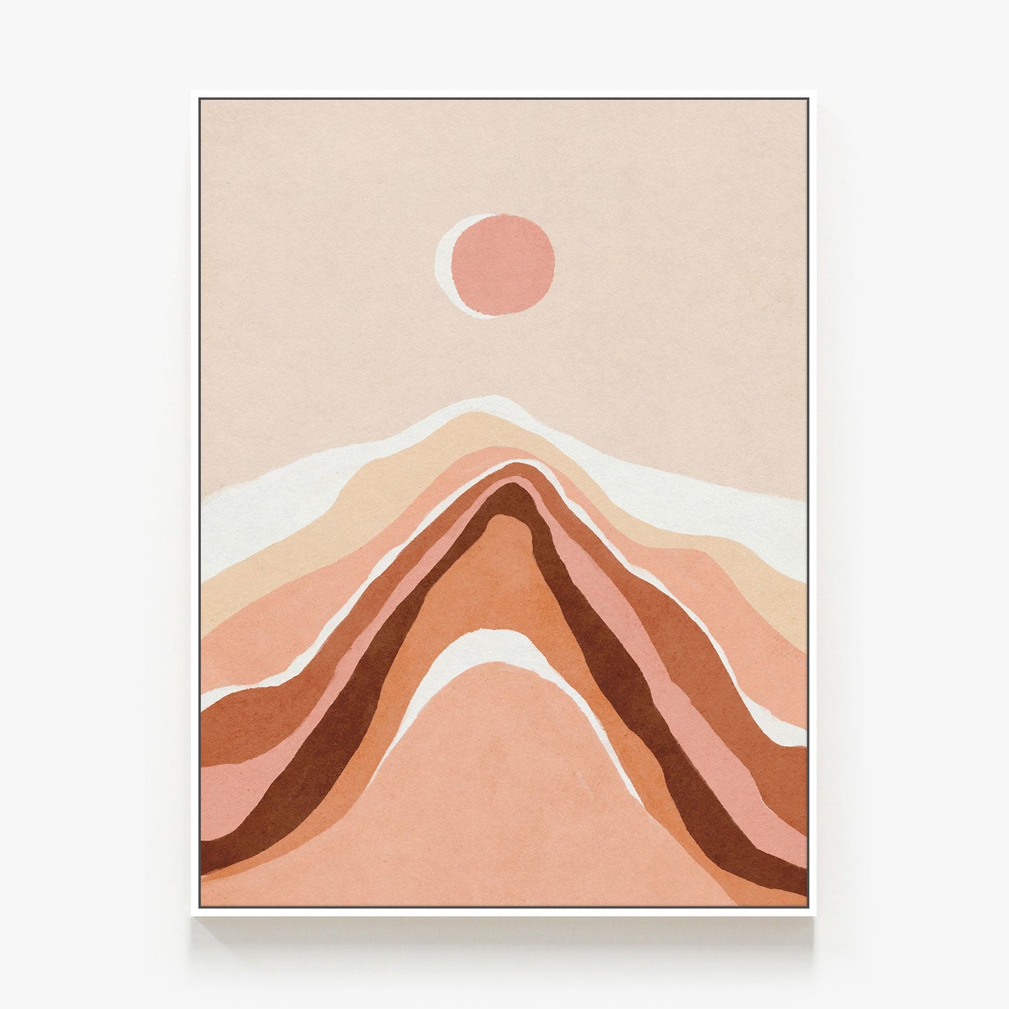 Abstract Mountains Canvas