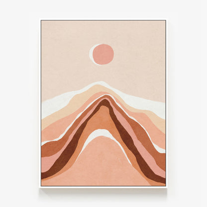Abstract Mountains Canvas