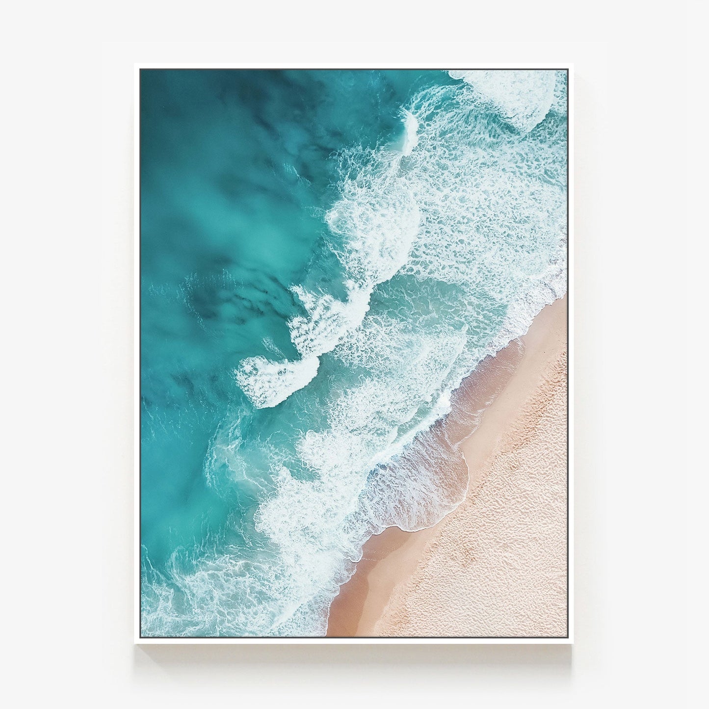 Aerial Beach Canvas