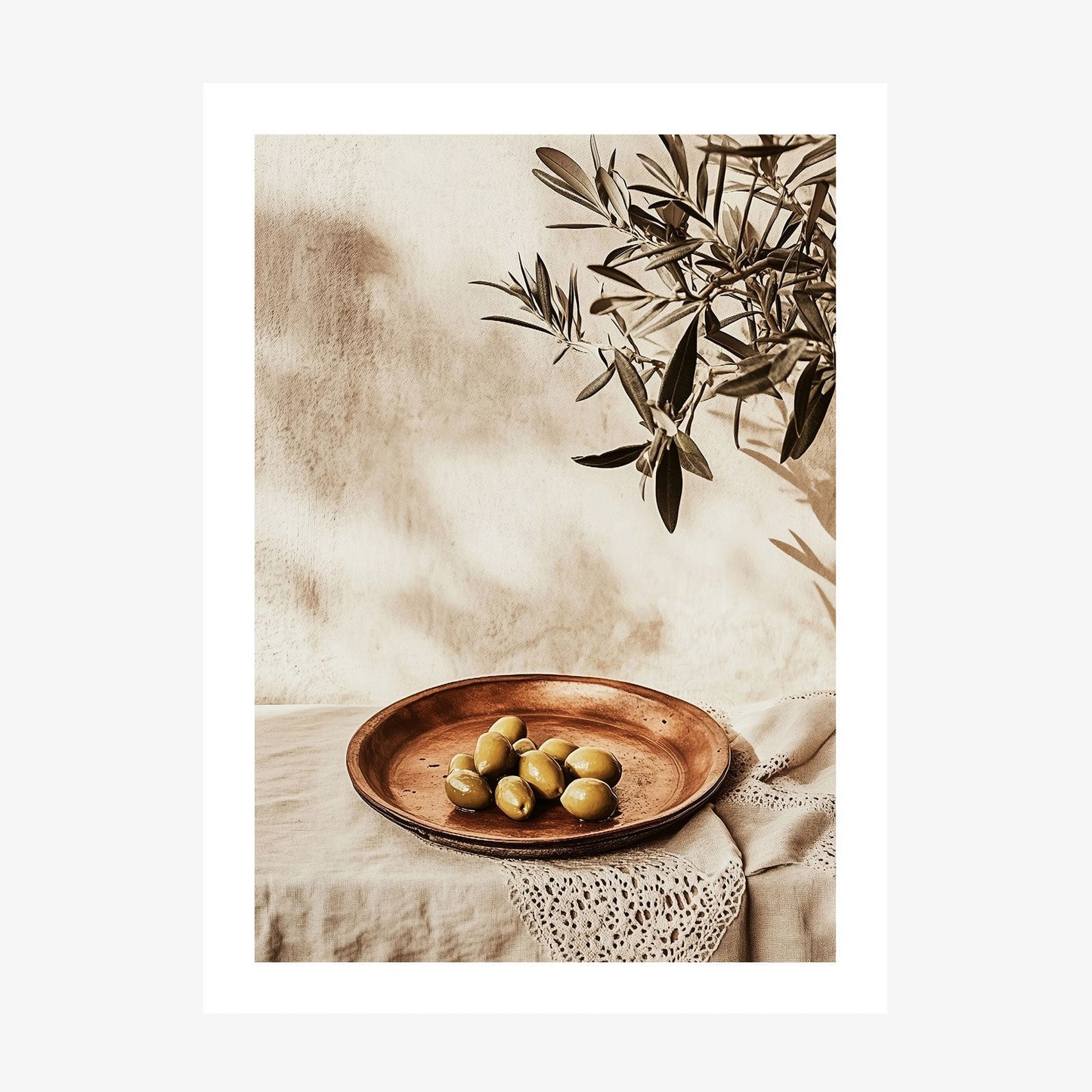 Afternoon Olives wall art print