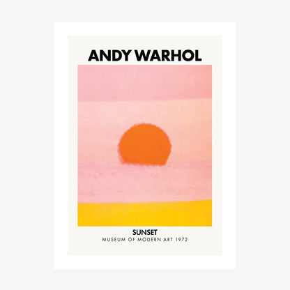 Andy Warhol Sunset No. 1 wall art print