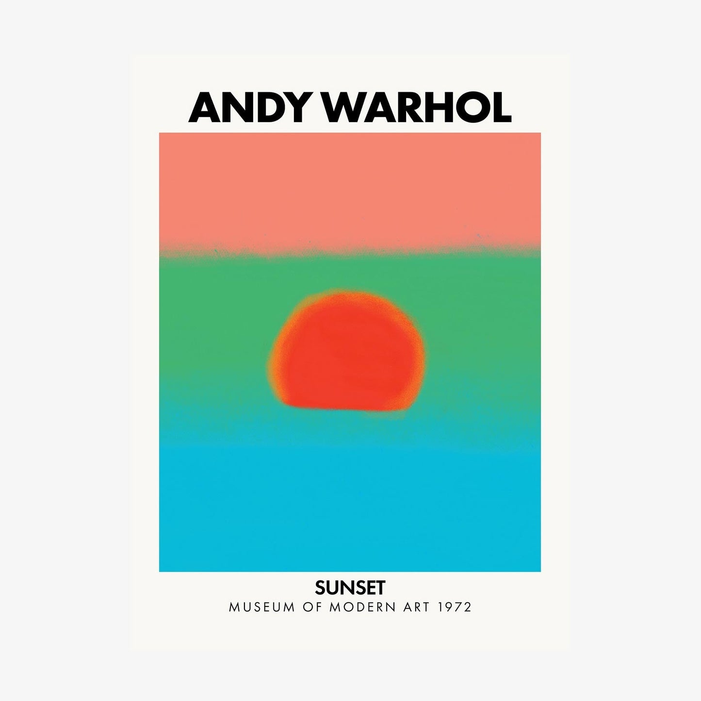Andy Warhol Sunset No. 5