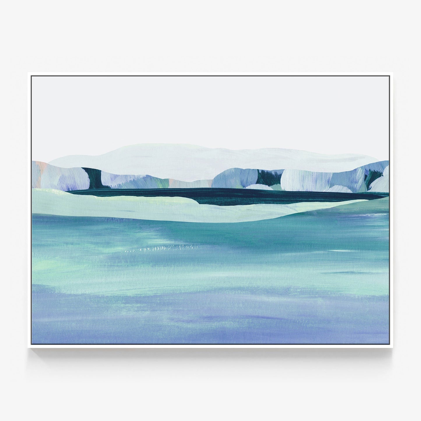 Aqua Landscape No. 2 Canvas
