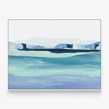Aqua Landscape No. 2 Canvas
