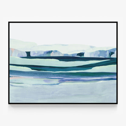 Aqua Landscape Canvas