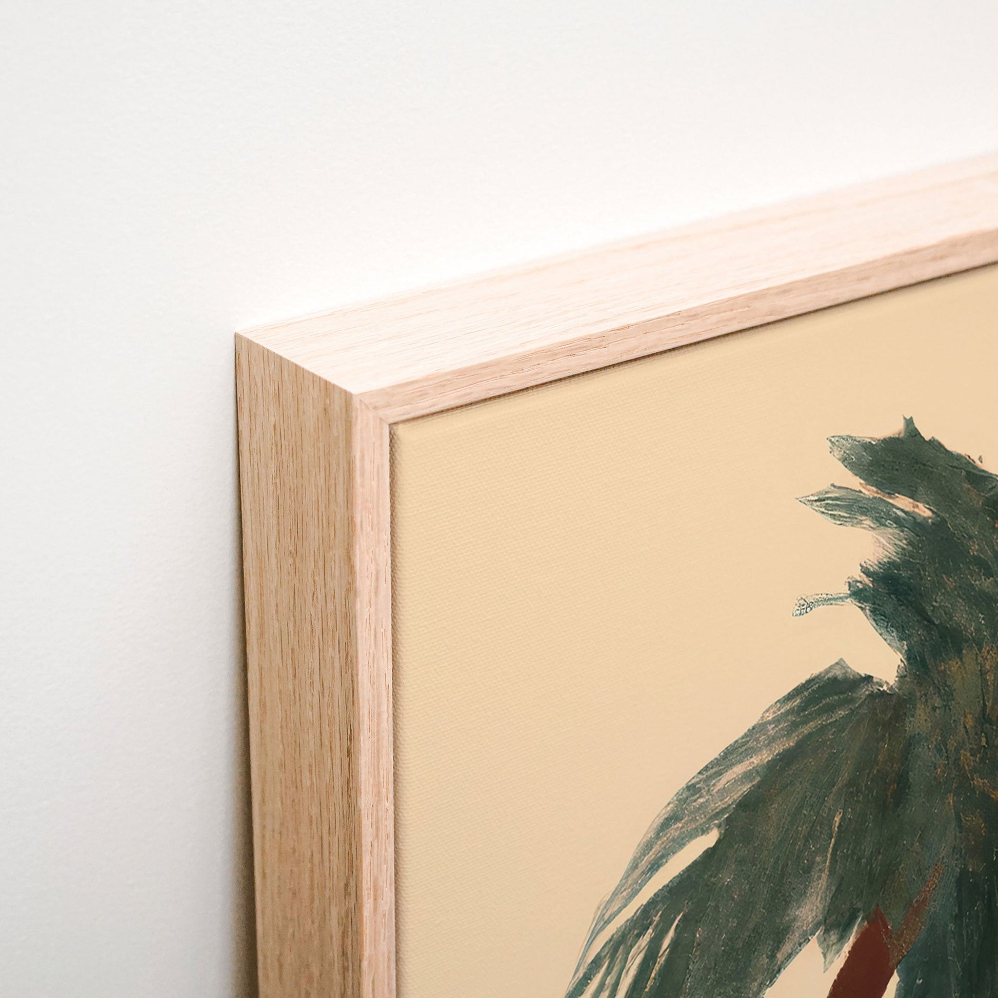 Archy Palms Canvas corner detail