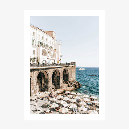Atrani Beach wall art print