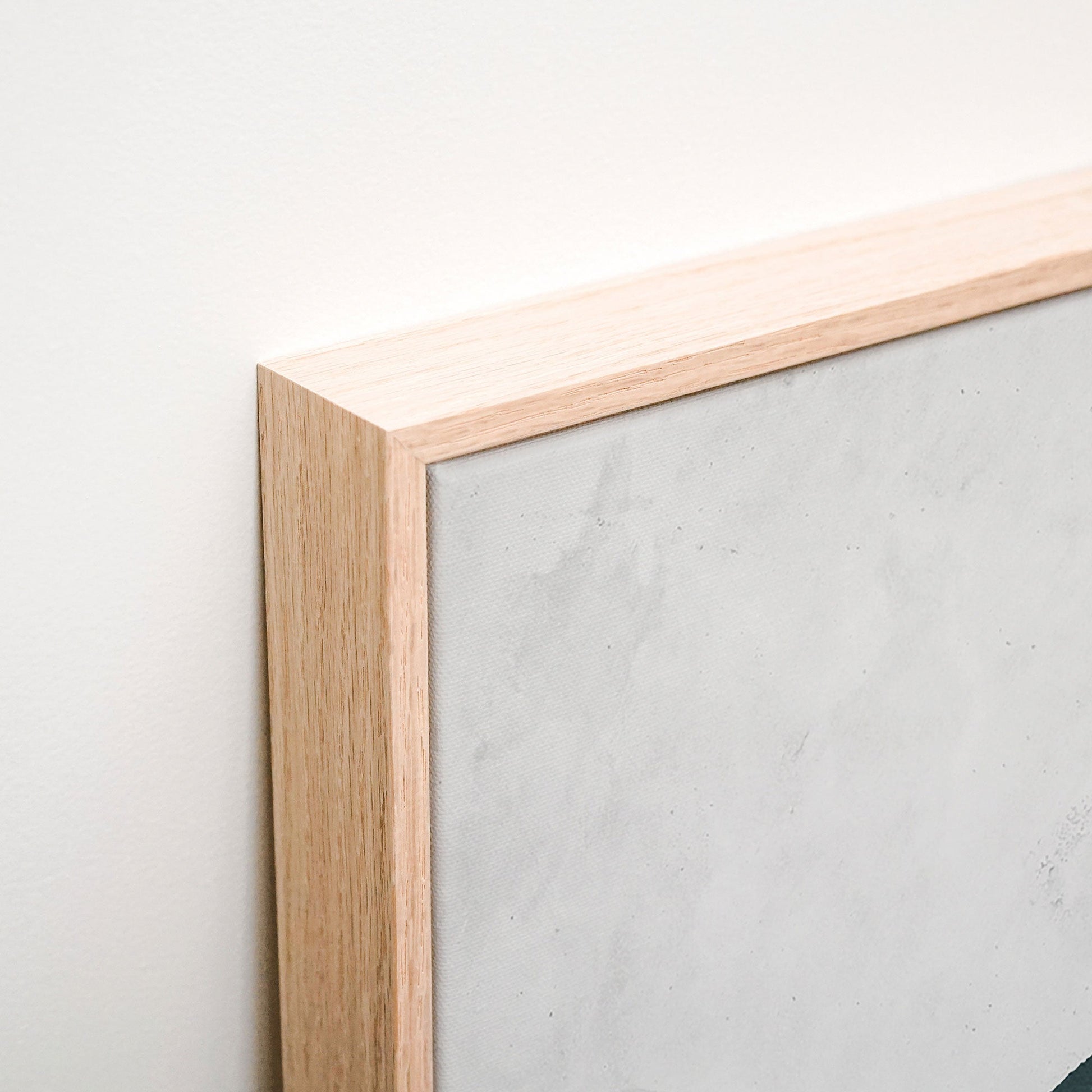 Atwood Canvas wall art corner detail