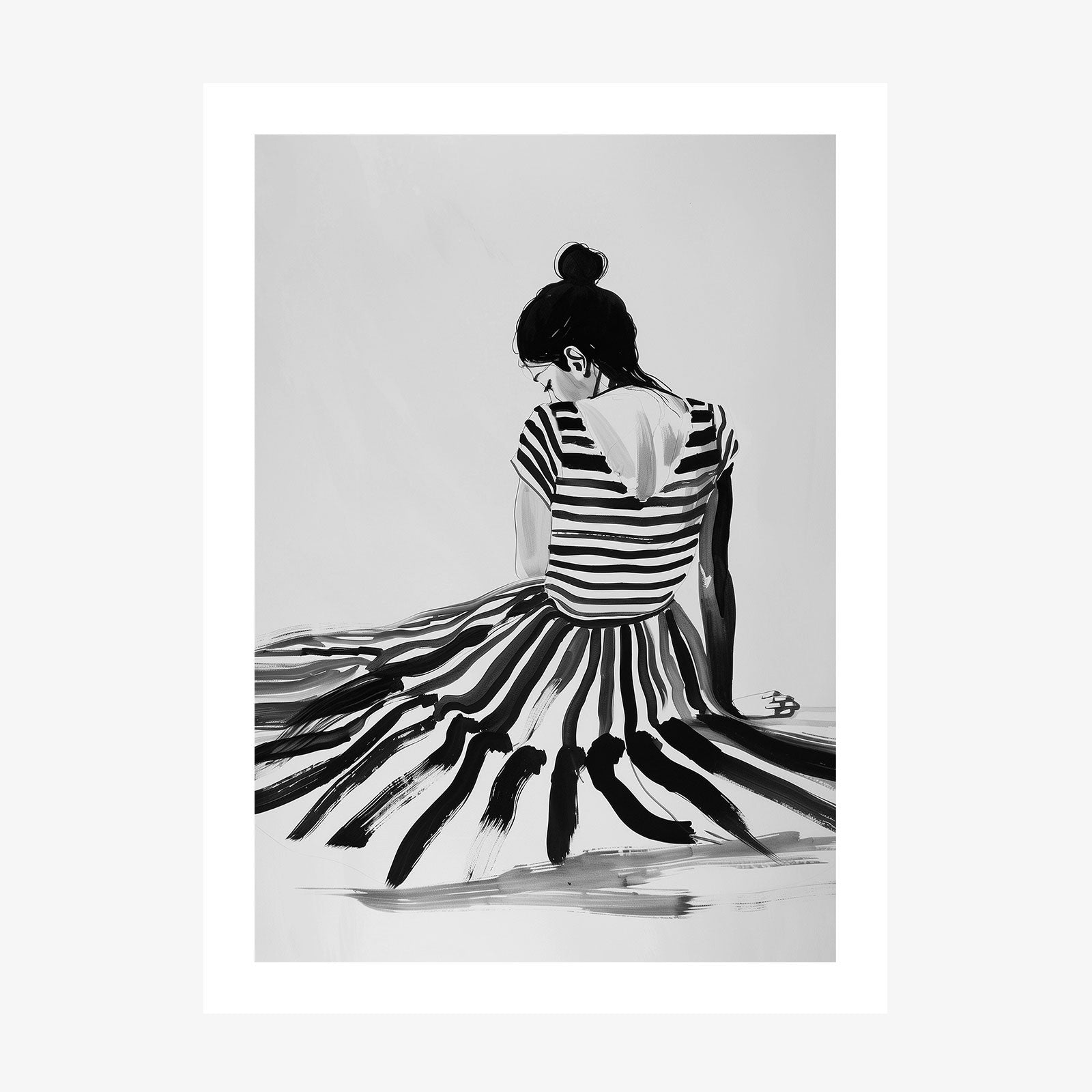 Ballerina wall art print
