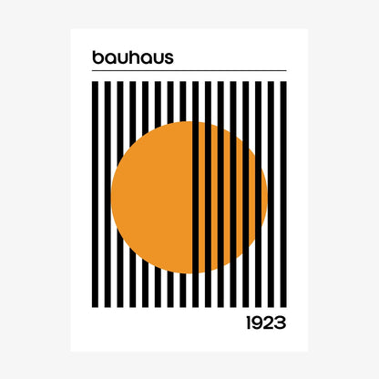 Bauhaus 1923 Stripes wall art print