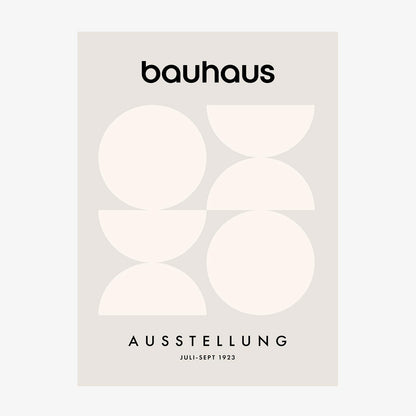 Bauhaus Ausstellung Grey wall art print